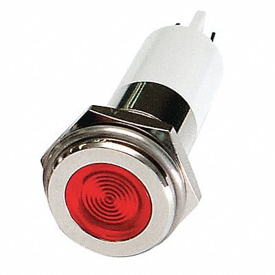 Flat Indicator Light Red 110VAC