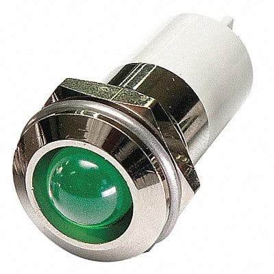 Round Indicator Light Green 3VDC