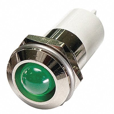 Round Indicator Light Green 110VAC