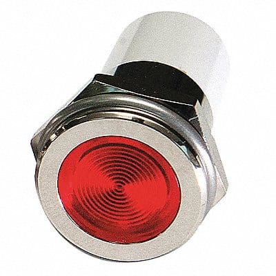 Flat Indicator Light Red 12VDC