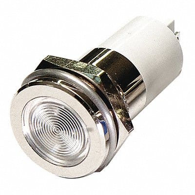 Flat Indicator Light White 24VDC