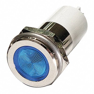 Flat Indicator Light Blue 110VAC