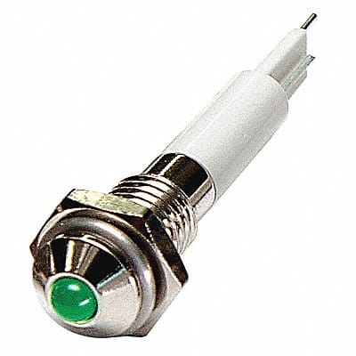 Round Indicator Light Green 24VDC