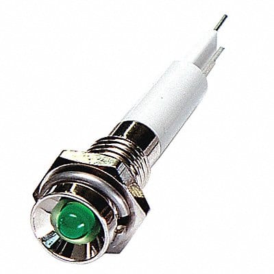 Protrude Indicator Light Green 12VDC