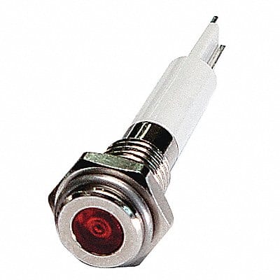 Flat Indicator Light Red 24VDC