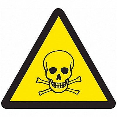 Warning Labels 2inHx2inW Vinyl PK10