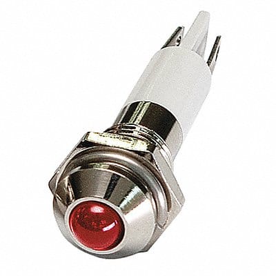 Round Indicator Light Red 12VDC