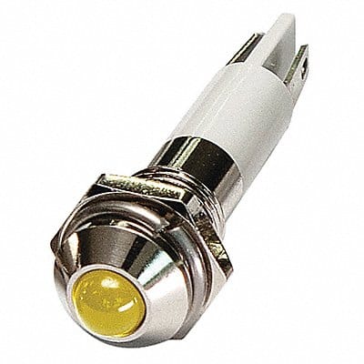 Round Indicator Light Yellow 12VDC