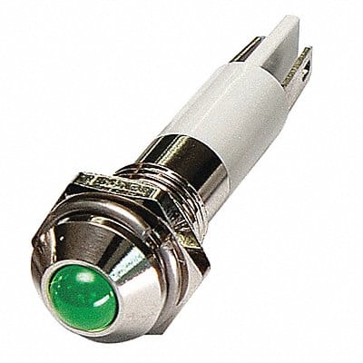 Round Indicator Light Green 12VDC