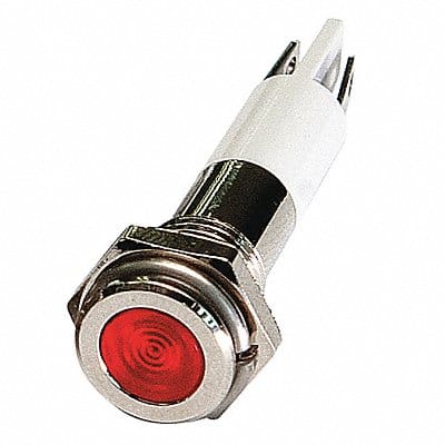 Flat Indicator Light Red 24VDC