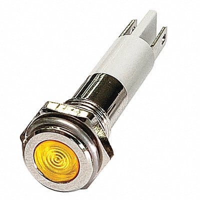 Flat Indicator Light Yellow 24VDC