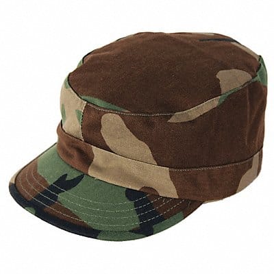 BDU Patrol Cap Cotton Wdland Camo S