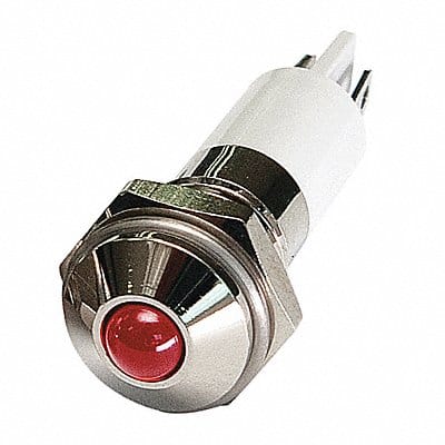 Round Indicator Light Red 12VDC