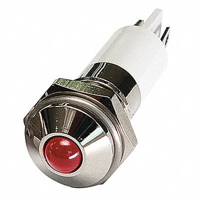 Round Indicator Light Red 110VAC