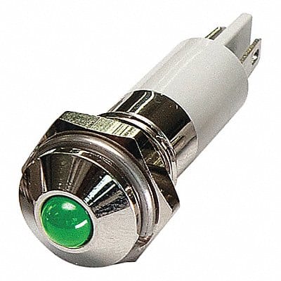 Round Indicator Light Green 110VAC