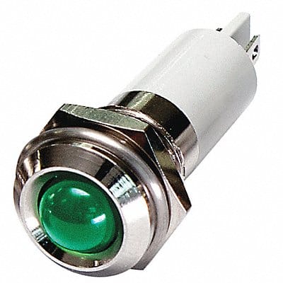 Round Indicator Light Green 24VDC