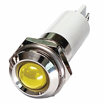 Round Indicator Light Yellow 110VAC