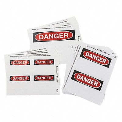 Sign and Label Blanks Poly PK25