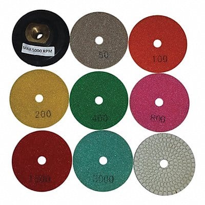 Polishing Pad Set Resin 3 in.