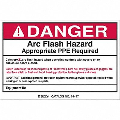 Permanent Adhesive Label 4 in x 6 in PK5