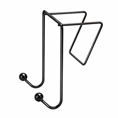 Coat Hook Black 6 Hx3-1/2 Wx5-1/8 D