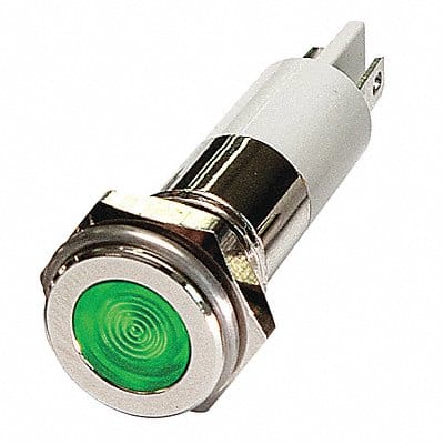 Flat Indicator Light Green 110VAC