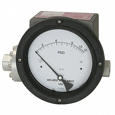 K4593 Pressure Gauge 0 to 50 In H2O