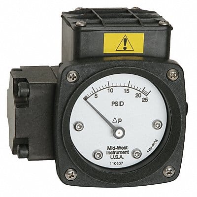 K4589 Pressure Gauge 0 to 50 In H2O