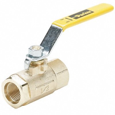 Ball Valve 1/4 in Inline Brass