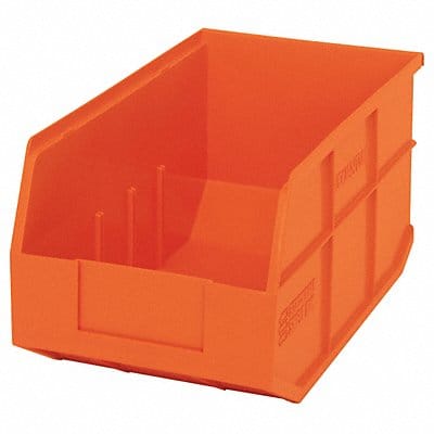 G7046 Shelf Bin Orange Polypropylene 7 in