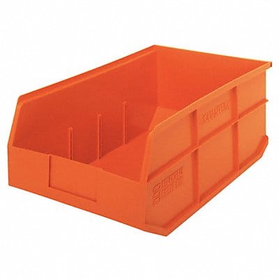 G7050 Shelf Bin Orange Polypropylene 7 in