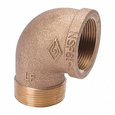 90 Street Elbow Brass 1 1/2 in NPT