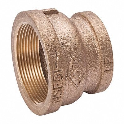 Coupling Brass 3/8 x 1/4 in Female NPT