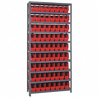 G6994 Bin Shlvng 18inx75inx36in Red