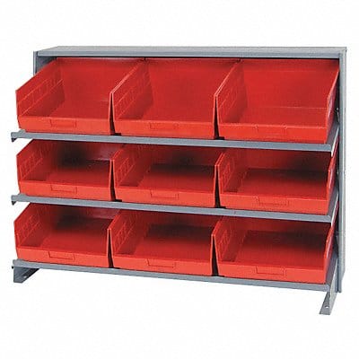 G7015 Bench Pick Rack 12x27x36in Red