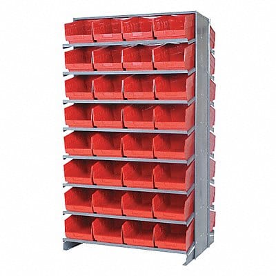 G7010 Pick Rack 24inx64inx36in Red