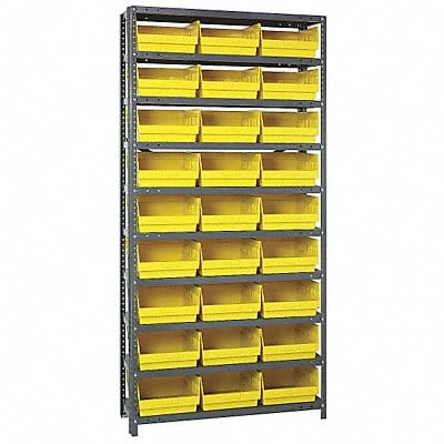 G6989 Bin Shlvng 12inx75inx36in Yellow