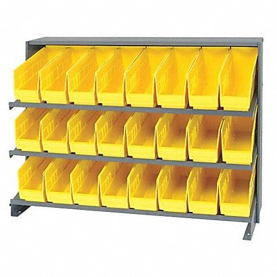 G7012 Bench Pick Rack 12x27x36in Yellow