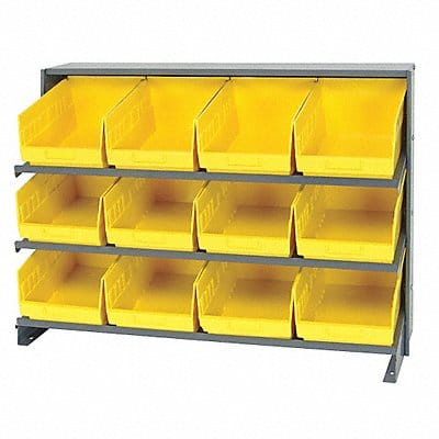 G7014 Bench Pick Rack 12x27x36in Yellow