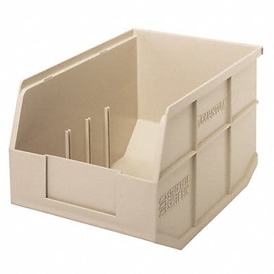 G7043 Shelf Bin Ivory Polypropylene 7 in