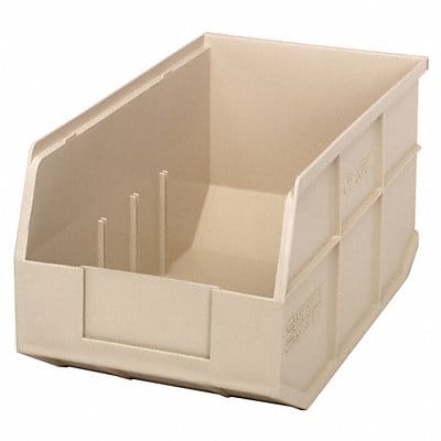 G7046 Shelf Bin Ivory Polypropylene 7 in