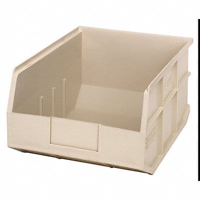 G7047 Shelf Bin Ivory Polypropylene 7 in