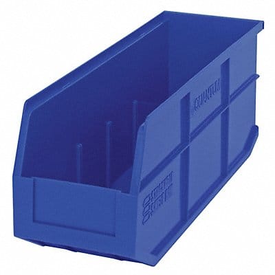 G7048 Shelf Bin Blue Polypropylene 7 in