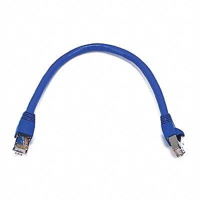 Patch Cord Cat 6A Booted Blue 1 ft.