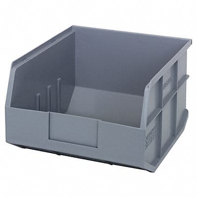 G7044 Shelf Bin Gray Polypropylene 7 in