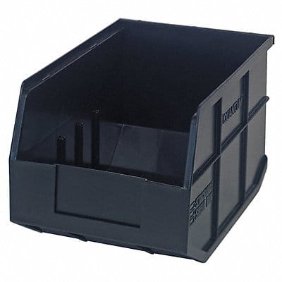 G7043 Shelf Bin Black Polypropylene 7 in