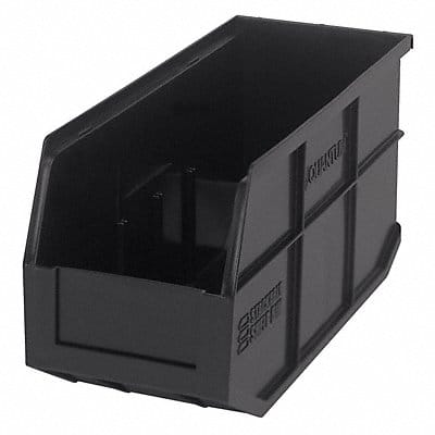 G7045 Shelf Bin Black Polypropylene 7 in