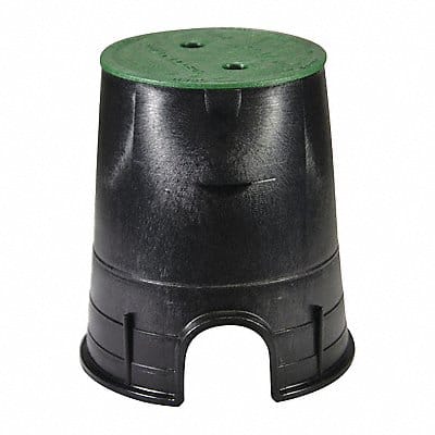 Valve Box Round 9in.Hx8-3/8in.W 6-1/2in.