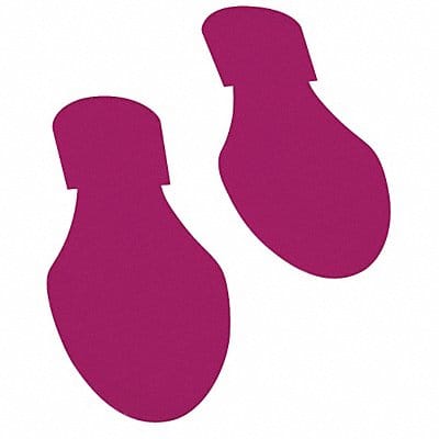 K3735 Floor Tape Purple 3.5inx9.5in Foot PK50