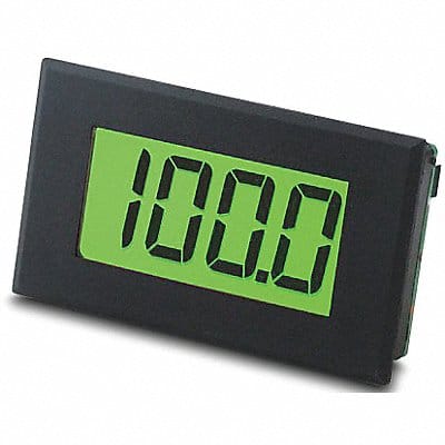 Programmable LCD Voltmeter 3-1/2In.